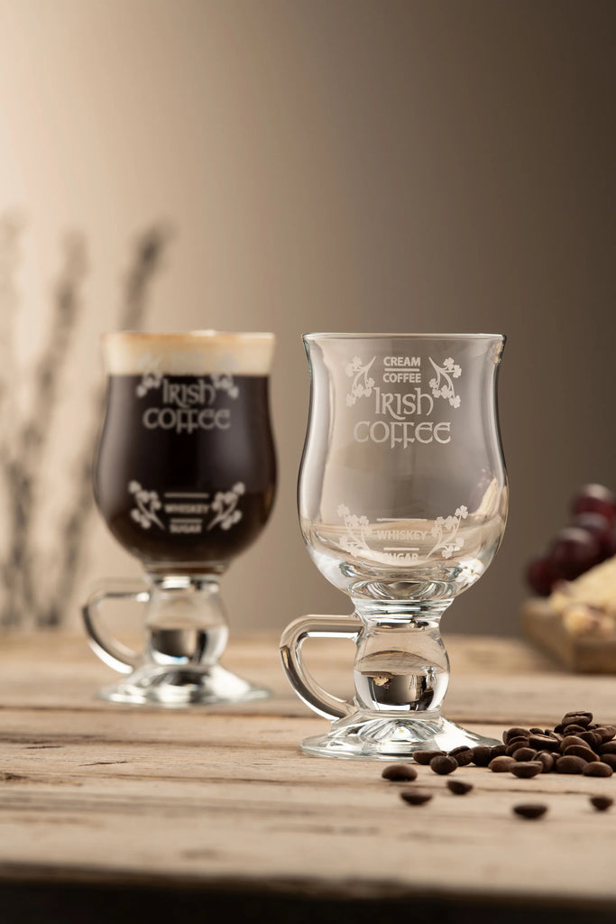 Irish Coffee Glasses Pair