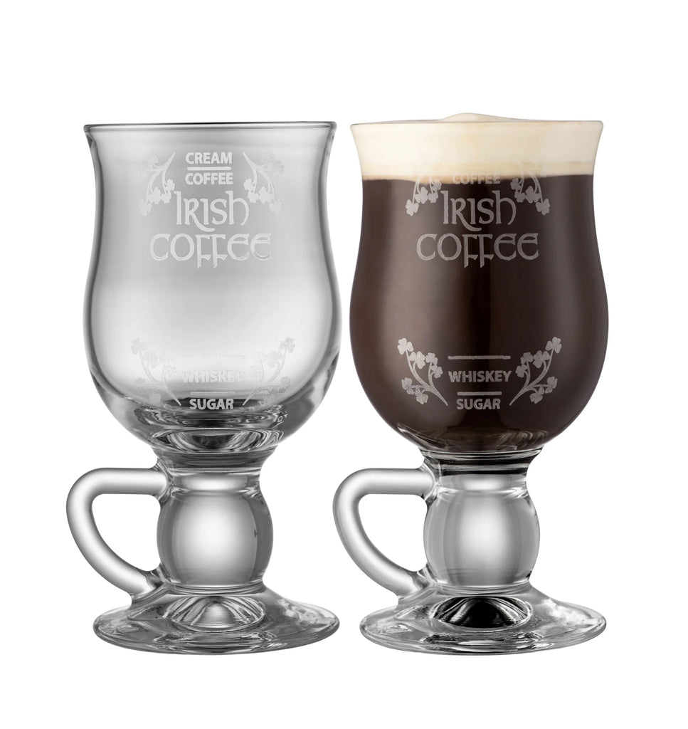 Irish Coffee Glasses Pair