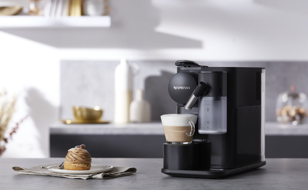 Nespresso Latissima One Pod Coffee Machine - Black lifestyle
