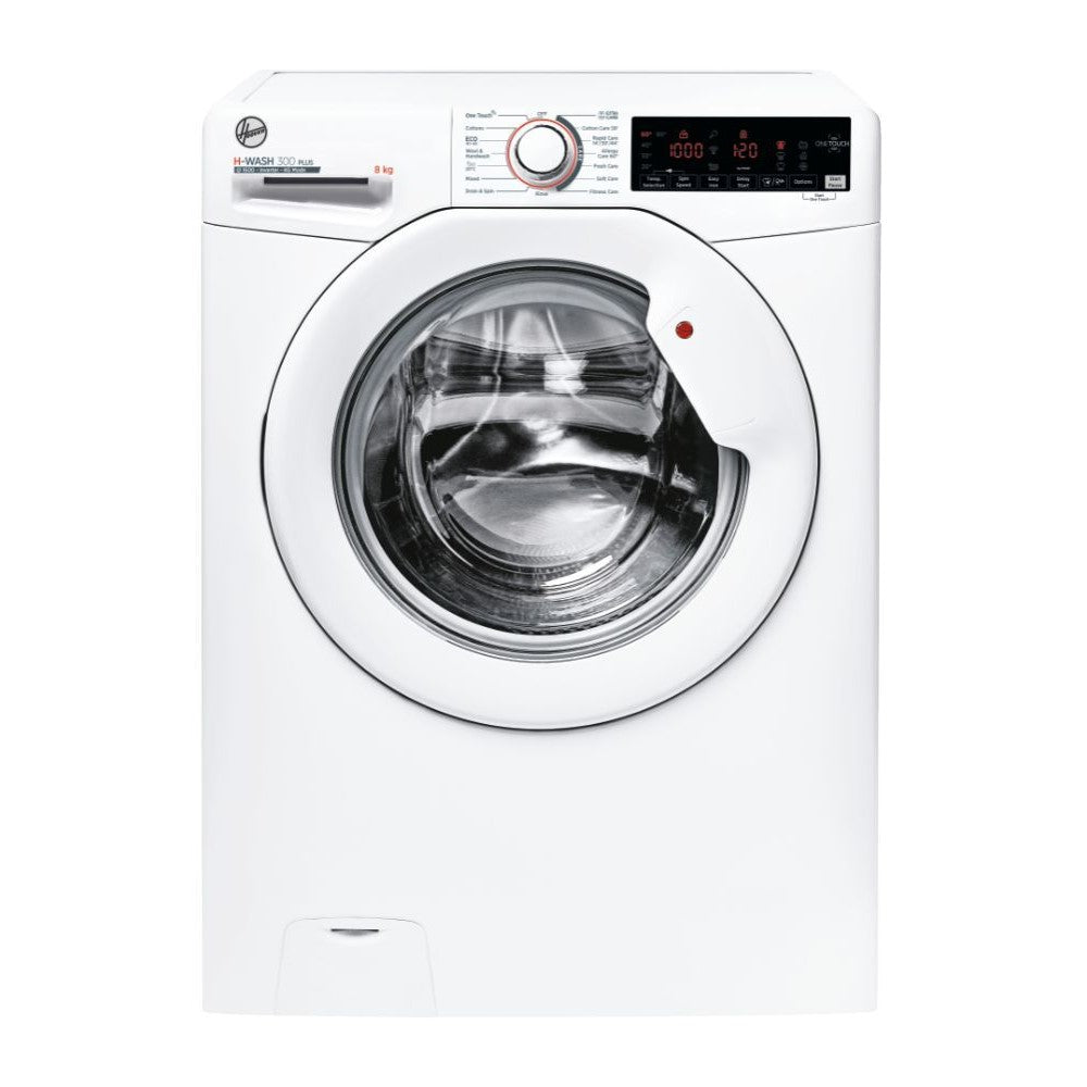 Hoover H3W68TME Washing Machine,8kg-1600 Spin Speed - front of the washing machine