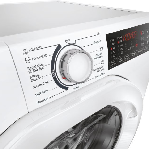 Hoover Washing Machine white buttons