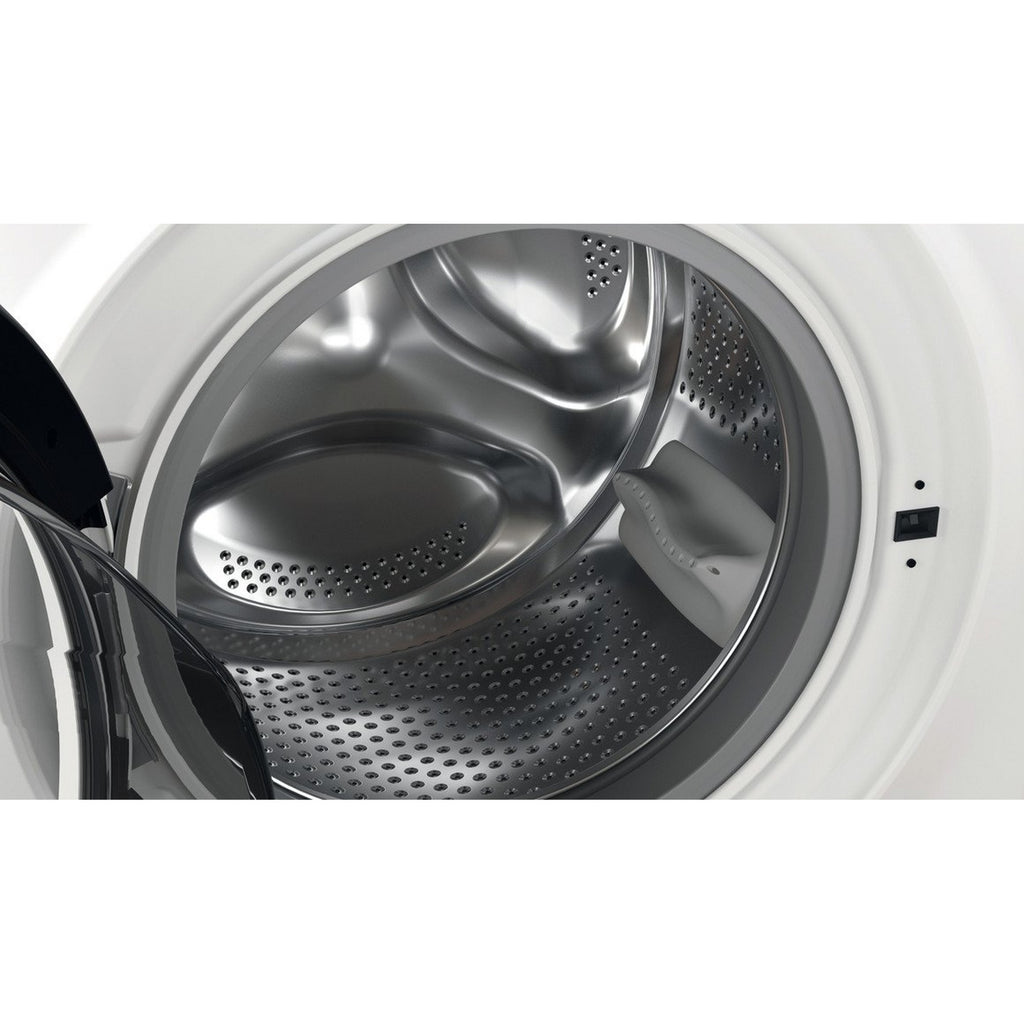 Hotpoint NSWE846WSUK 8kg-1400 Spin Speed Washing Machine - close-up view of the inside of the washing machine drum