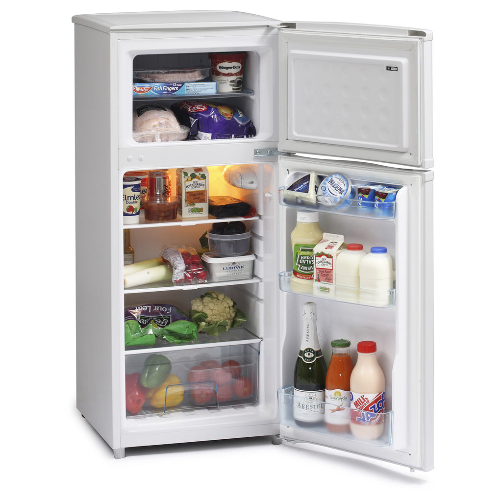 IceKing FF115EW Static Fridge Freezer opened