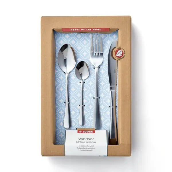 Judge BF58 Cutlery Set Windsor 44 Piece in the box