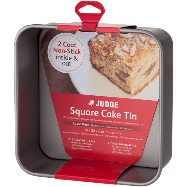 Judge JB32 8" Square Cake Tin