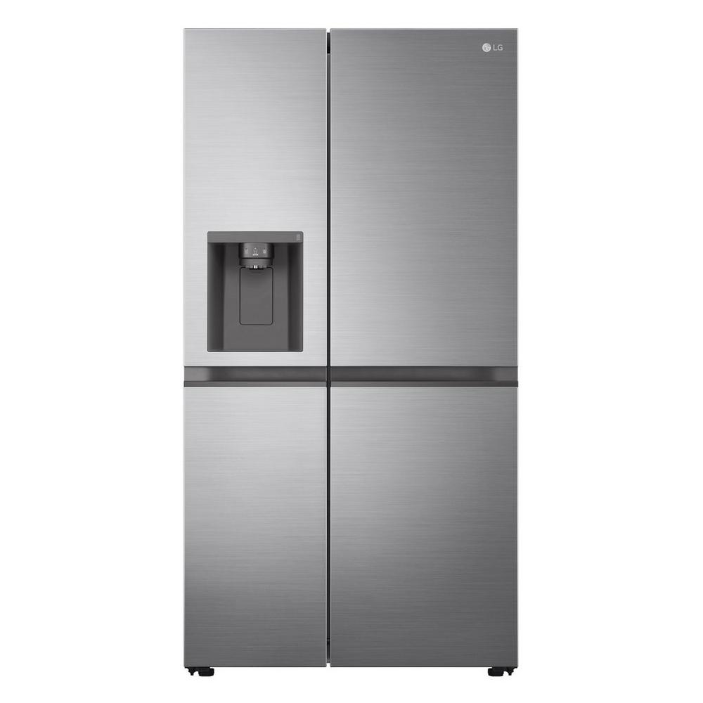 LG GSLV50PZXL American Style Fridge Freezer - Stainess Steel - front view of appliance