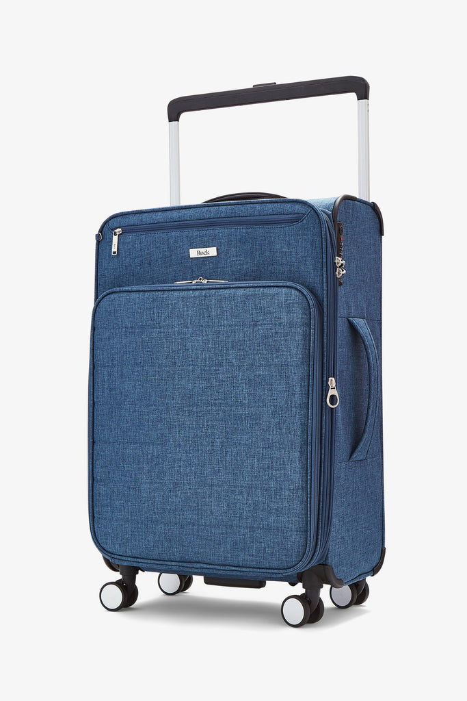 Medium Suitcase In Denim Blue