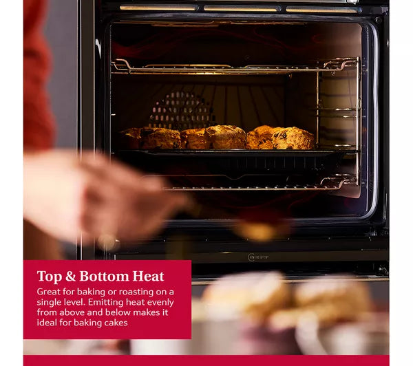 Scones inside oven -To & Bottom Heat