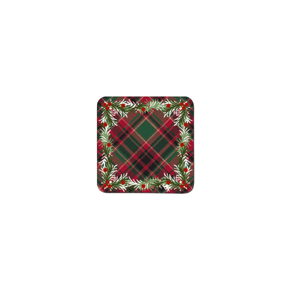 Noel Tartan Set Of 6 Coasters 