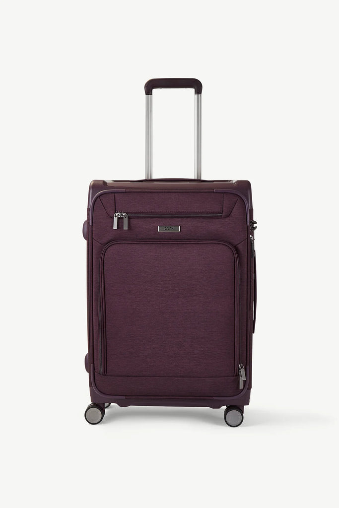 Parker Medium Suitcase Purple front