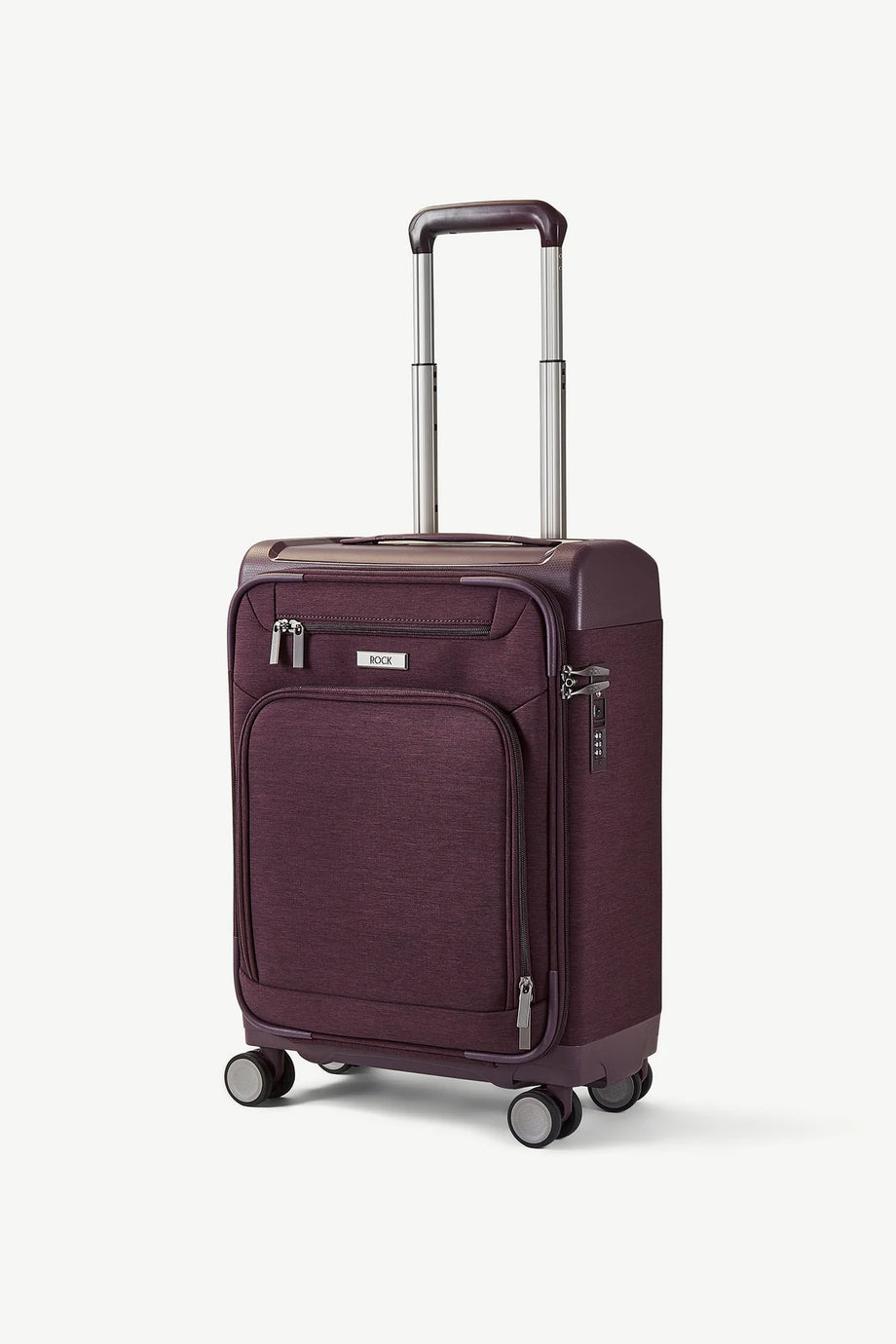 Rock TR0206PUSM Parker Small Suitcase Purple Smyth Patterson