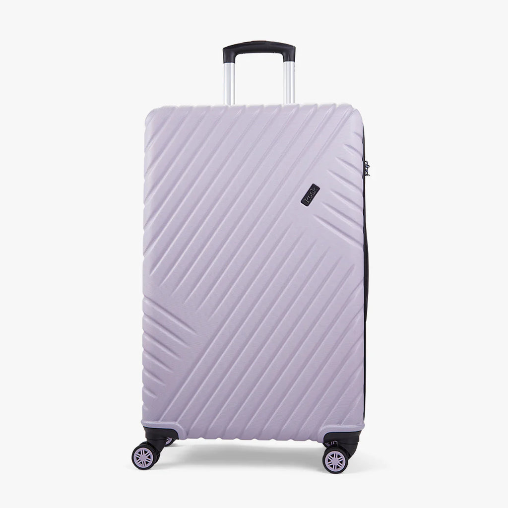 Rock TR0263PULGE Santiago Large Suitcase Purple - front of suitcase