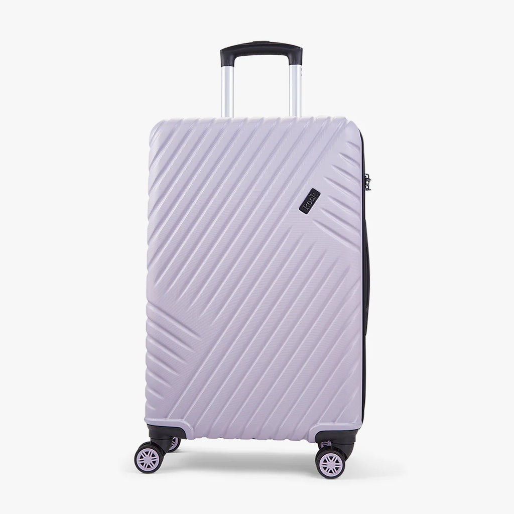 Rock TR0263PUMED Santiago Medium Suitcase Purple - front of suitcase