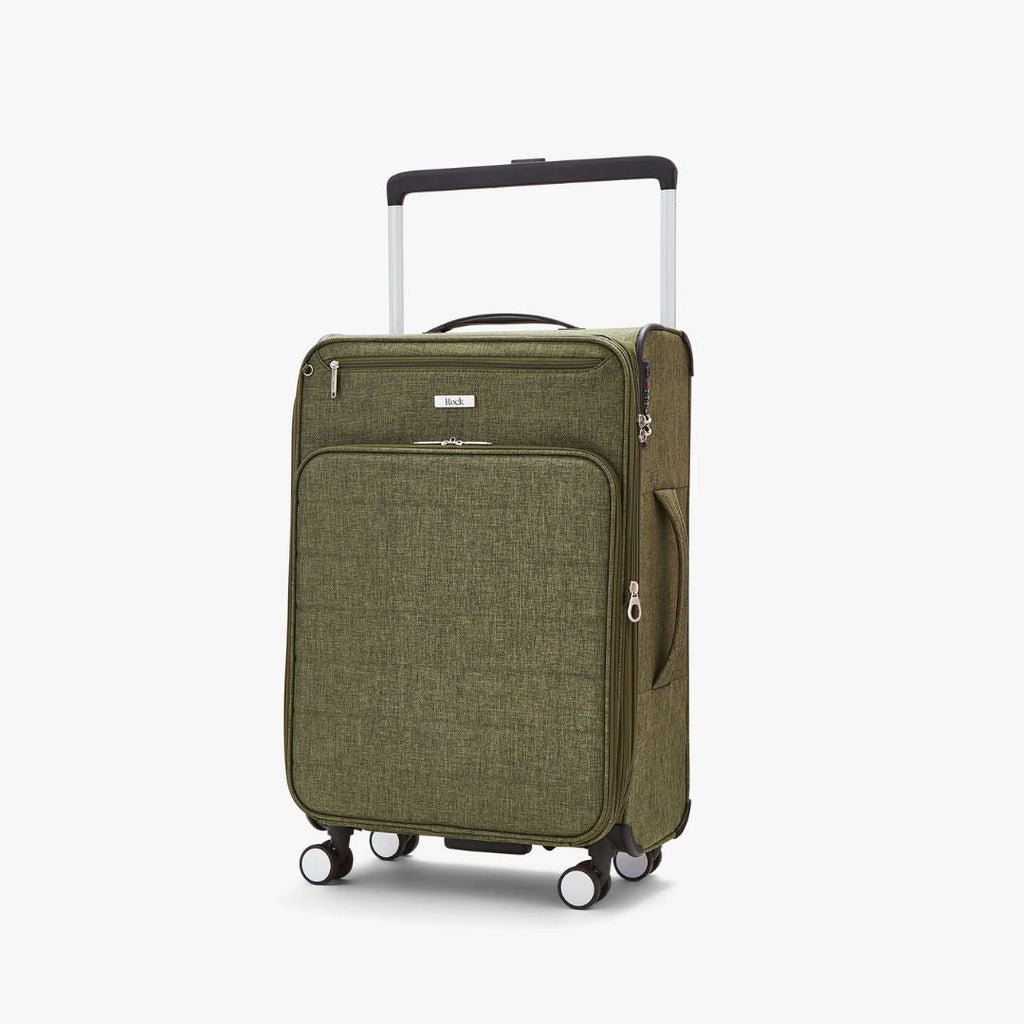 Rock TR0243KHMED Rocklite DLX Medium Suitcase In Khaki