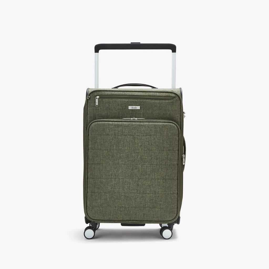 Rock TR0243KHMED Rocklite DLX Medium Suitcase In Khaki