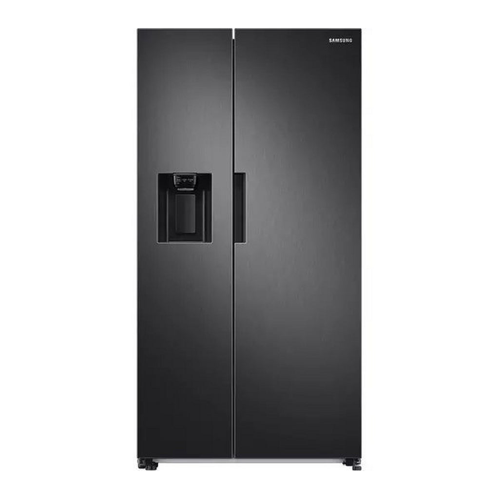 Samsung RS67A8811B1/EU American Fridge Freezer Black - view of the front of the fridge freezer with doors closed