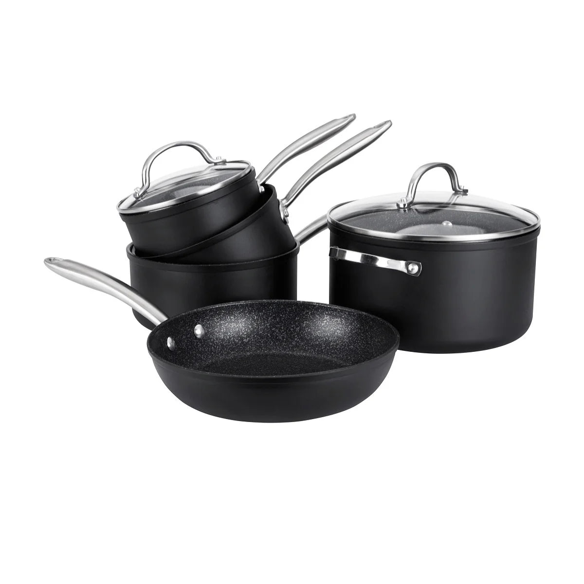 Prestige 5pc Scratch Guard Aluminium Saucepan set – Smyth Patterson