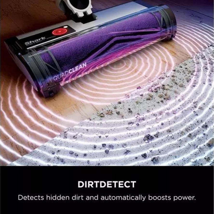 Shark IW1511UK Detect Pro Vacuum Cleaner - Dirt Detect: Detects hidden dirt and automatically boosts power