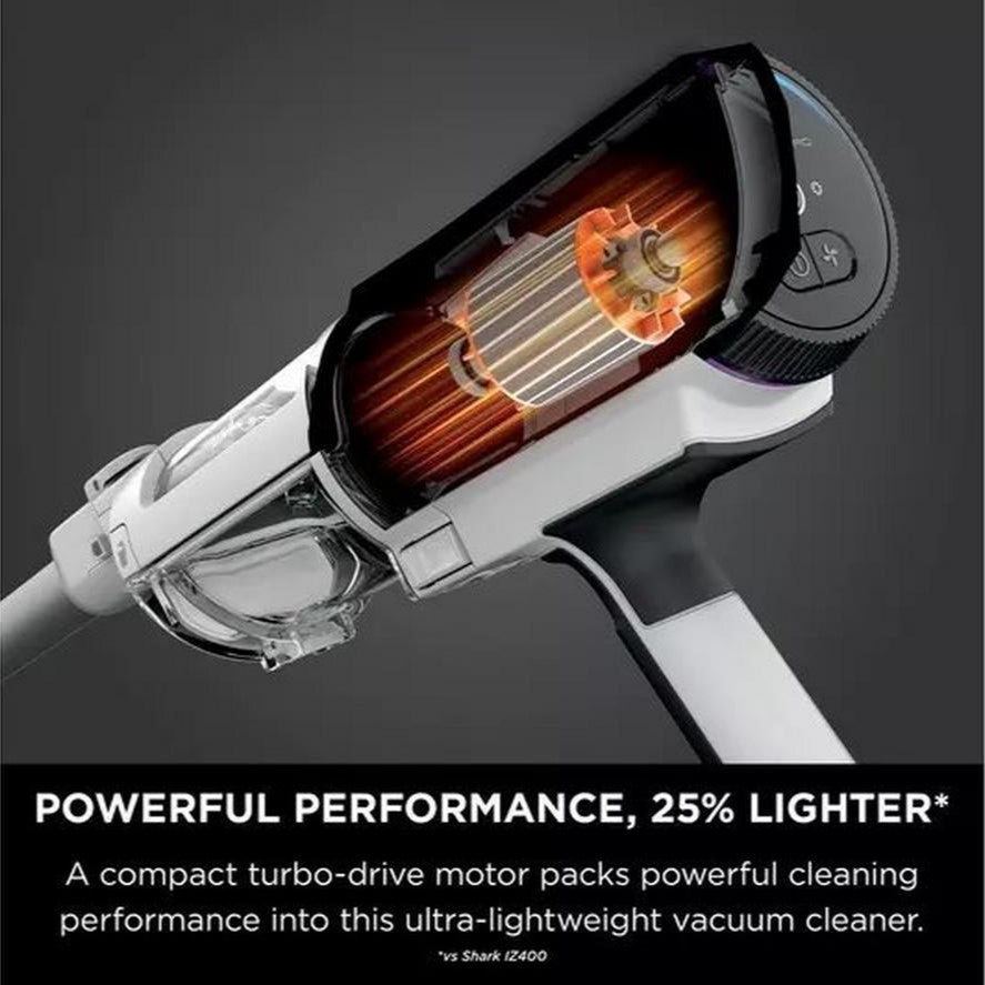 Shark IW1511UK Detect Pro Vacuum Cleaner - Powerful performance, 25% lighter: A compact turbo-drive motor packs powerful cleaning performance into this ultra-lightweight vacuum cleaner