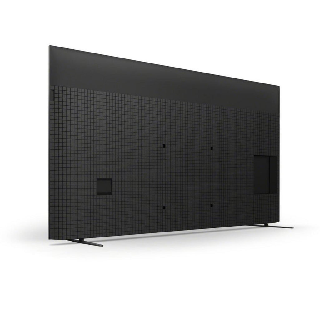 Sony K55XR70PU 55" 4K Neo QLED Mini LED HDR Google TV - view of the back of the television pictured at an angle from the left