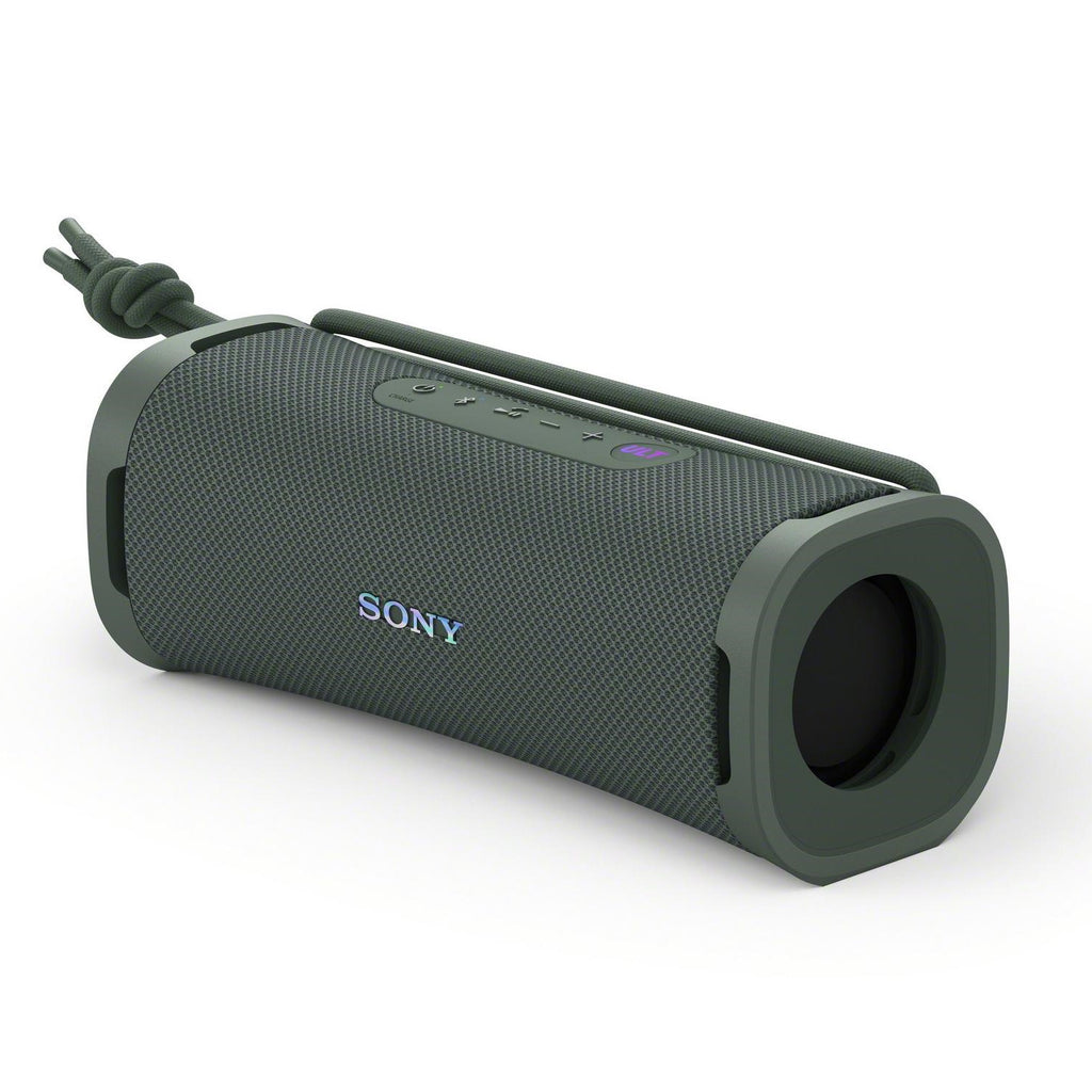 Sony SRSULT10H ULT FIELD 1 Portable Wireless Bluetooth Speaker - Forest Grey - front of the speaker pictured at an angle