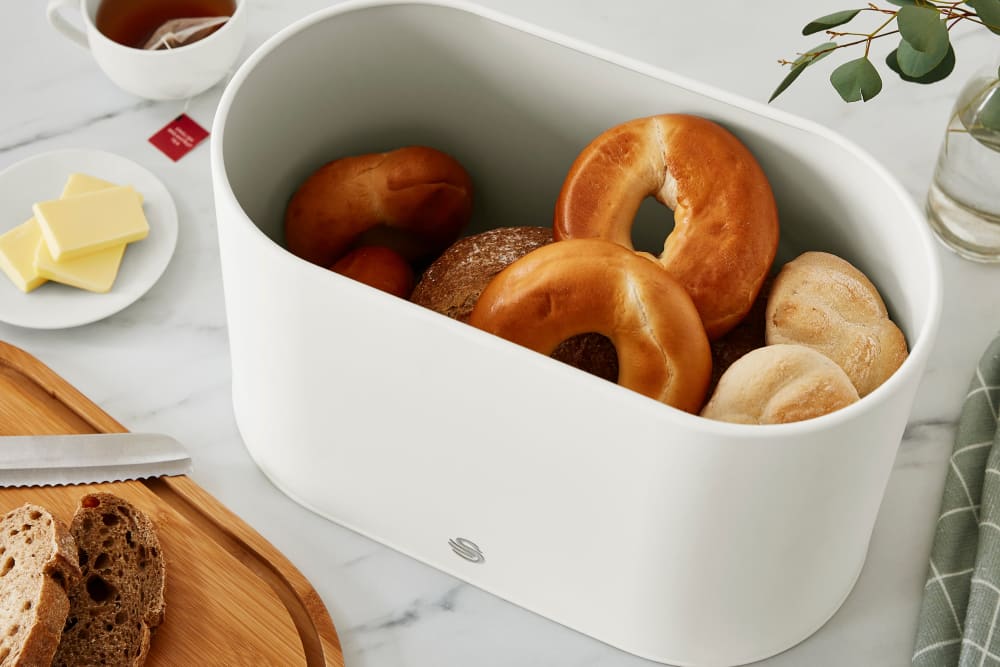  Nordic Bread Bin In  White