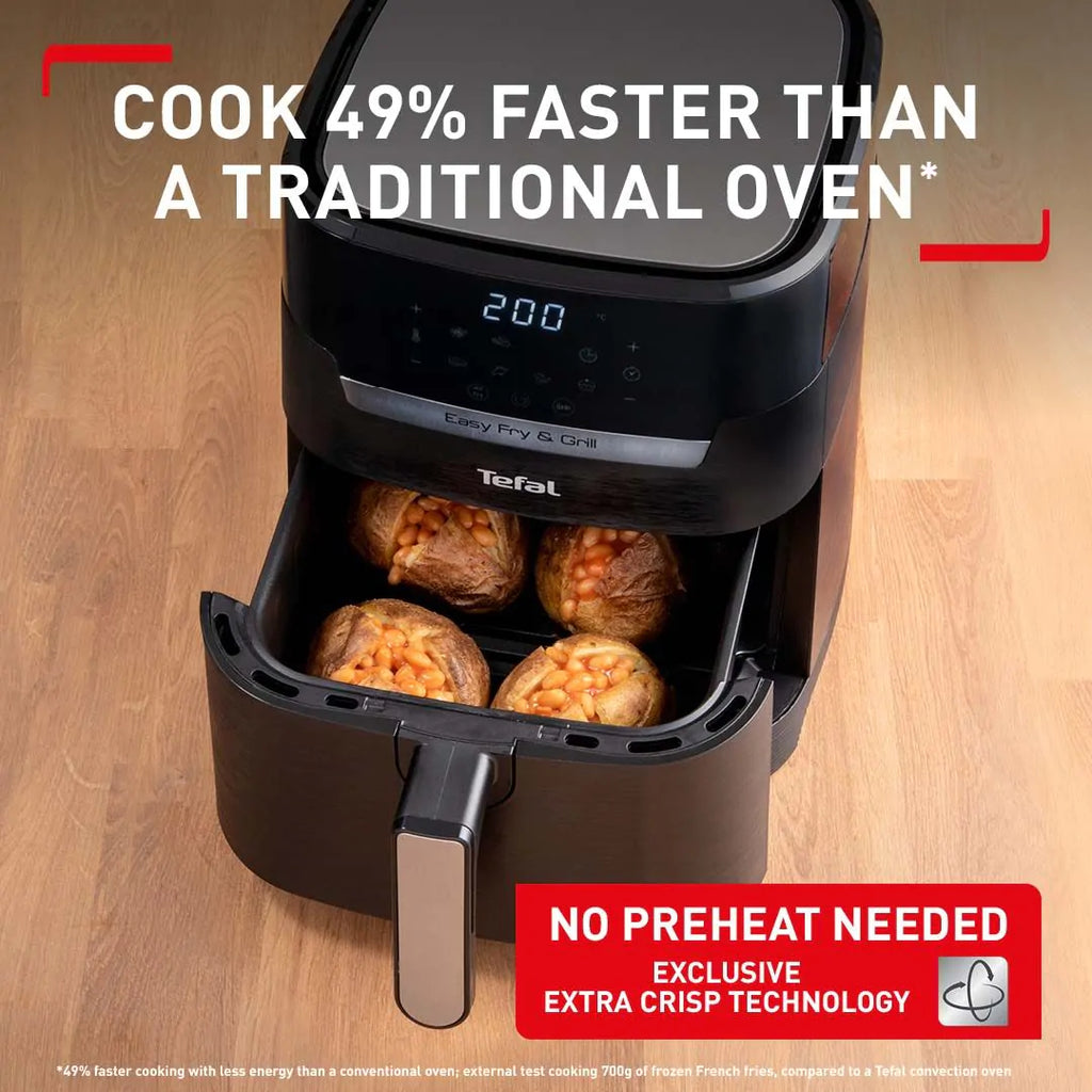 Tefal  Digital Air Fryer cook 49% faster than traditional oven