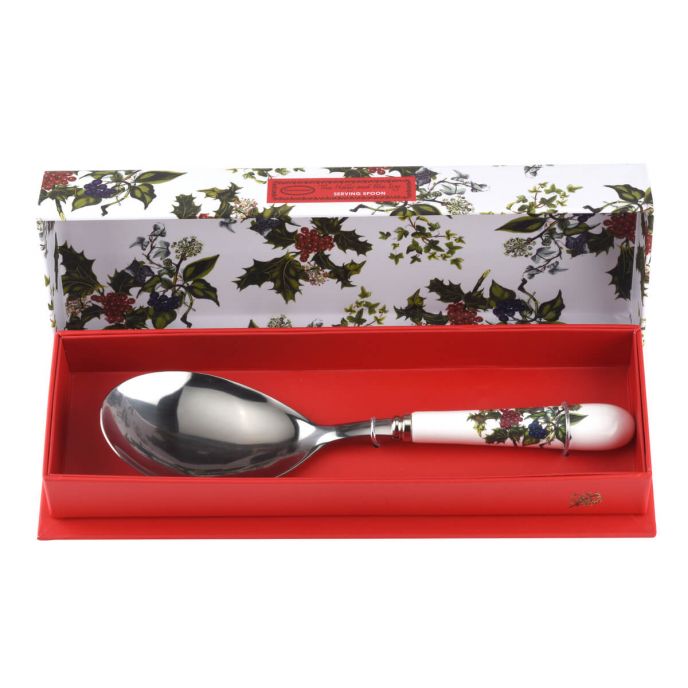 The Holly & The Ivy 25cm Serving Spoon Portmeirion box