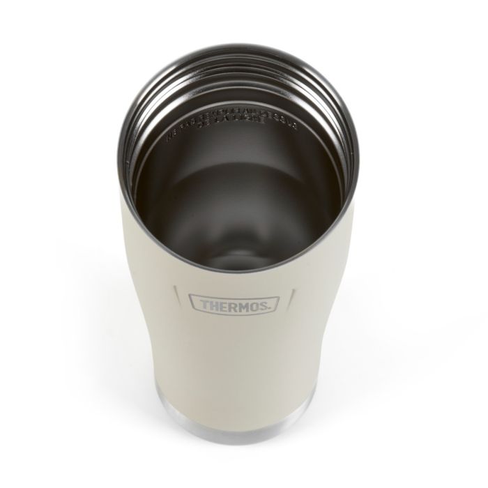 Thermos Icon Straw Cup Sandstone opened