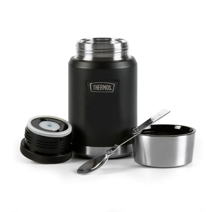 Icon Food Flask 710ml Granite Black