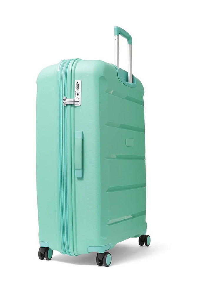 Tulum Large Suitcase in Turquoise side