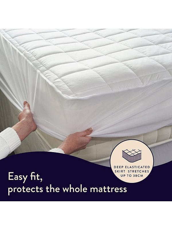 Dreamland 16888C Snowed In Double Dual Control Cotton Mattress