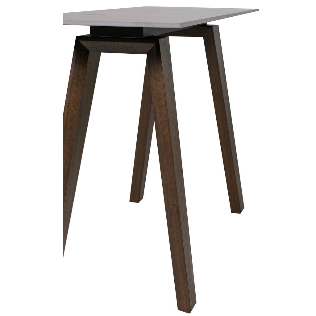 Axton Console Table in Latte Hue by Vida Living - close-up from frontal view