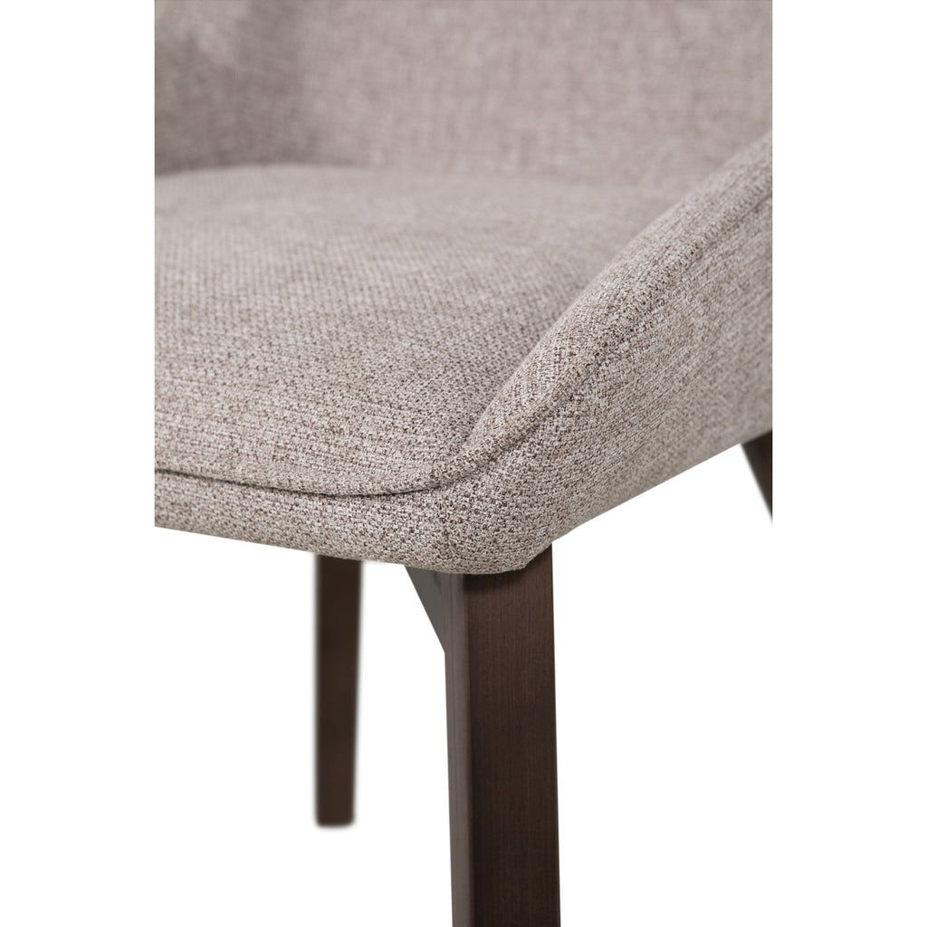 Axton Dining Chair in Latte Hue by Vida Living - close-up of the front lip