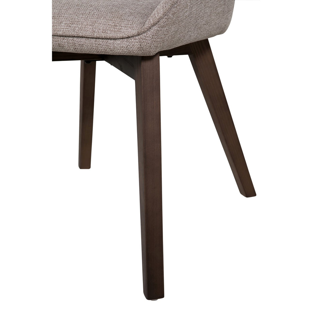 Axton Dining Chair in Latte Hue by Vida Living - wooden legs close-up