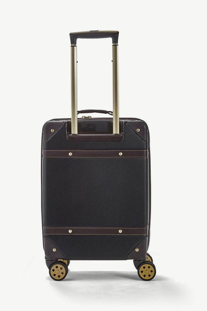 Vintage Small Suitcase Black back