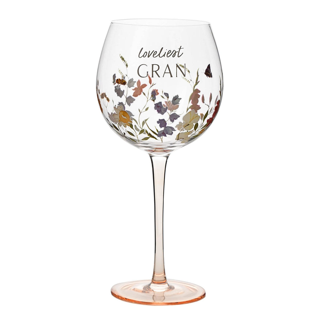 TC114G The Cottage Garden Gin Glass "Gran" - front of the product