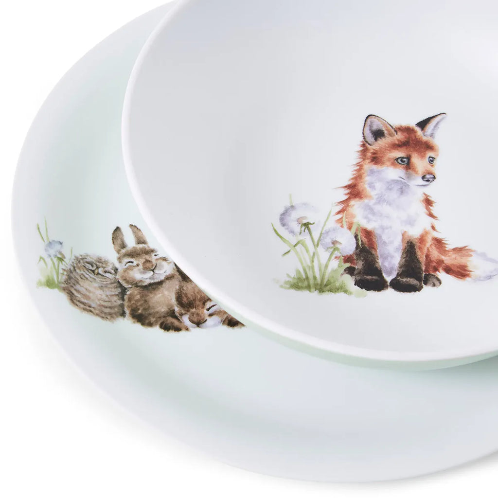 Wrendale Kids 2pc Set Plate & Bowl Portmerion