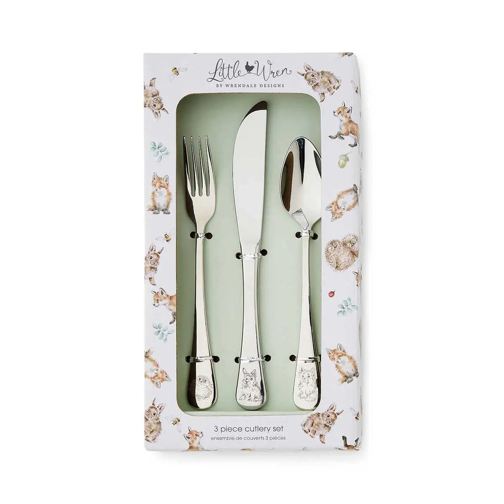 Wrendale Kids 3pc Cutlery Set