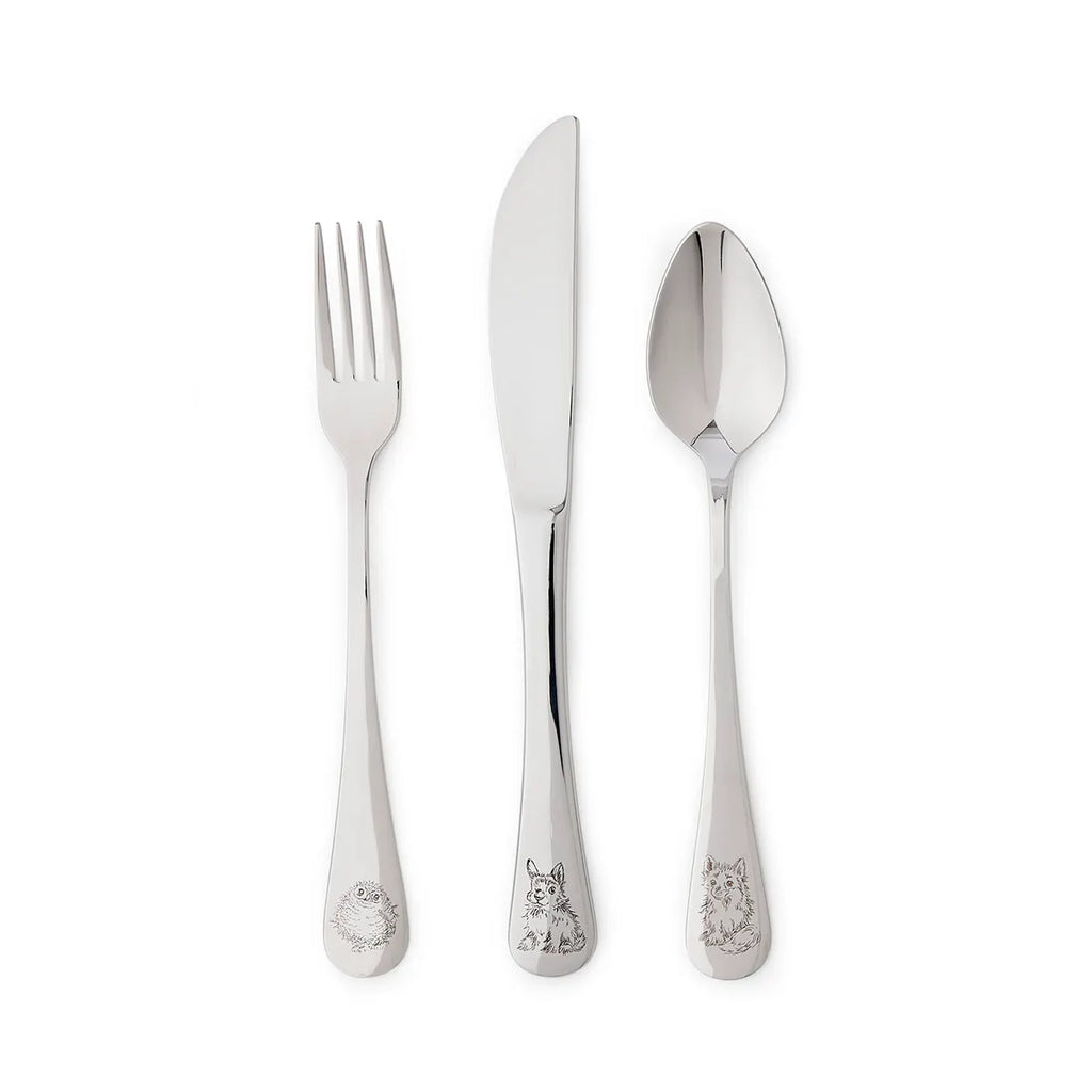 Wrendale Kids 3pc Cutlery Set