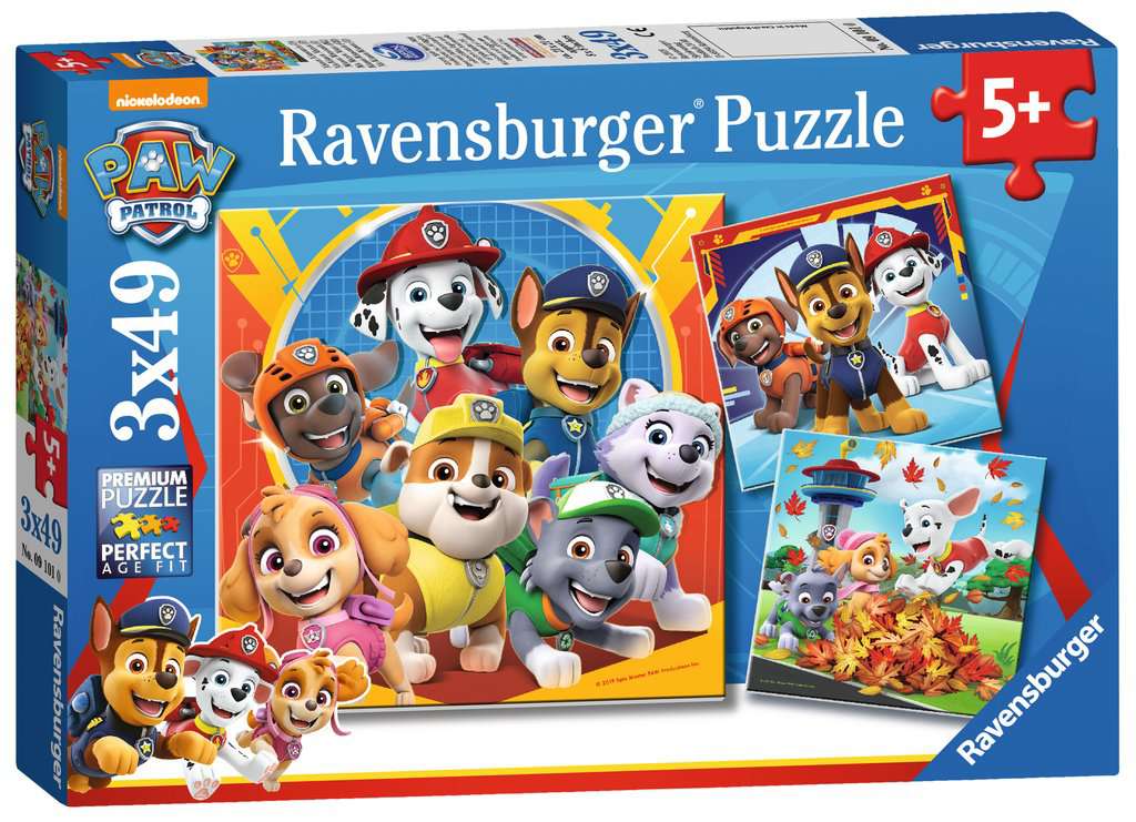 Ravensburger Paw Patrol 3 x 49pc Puzzles