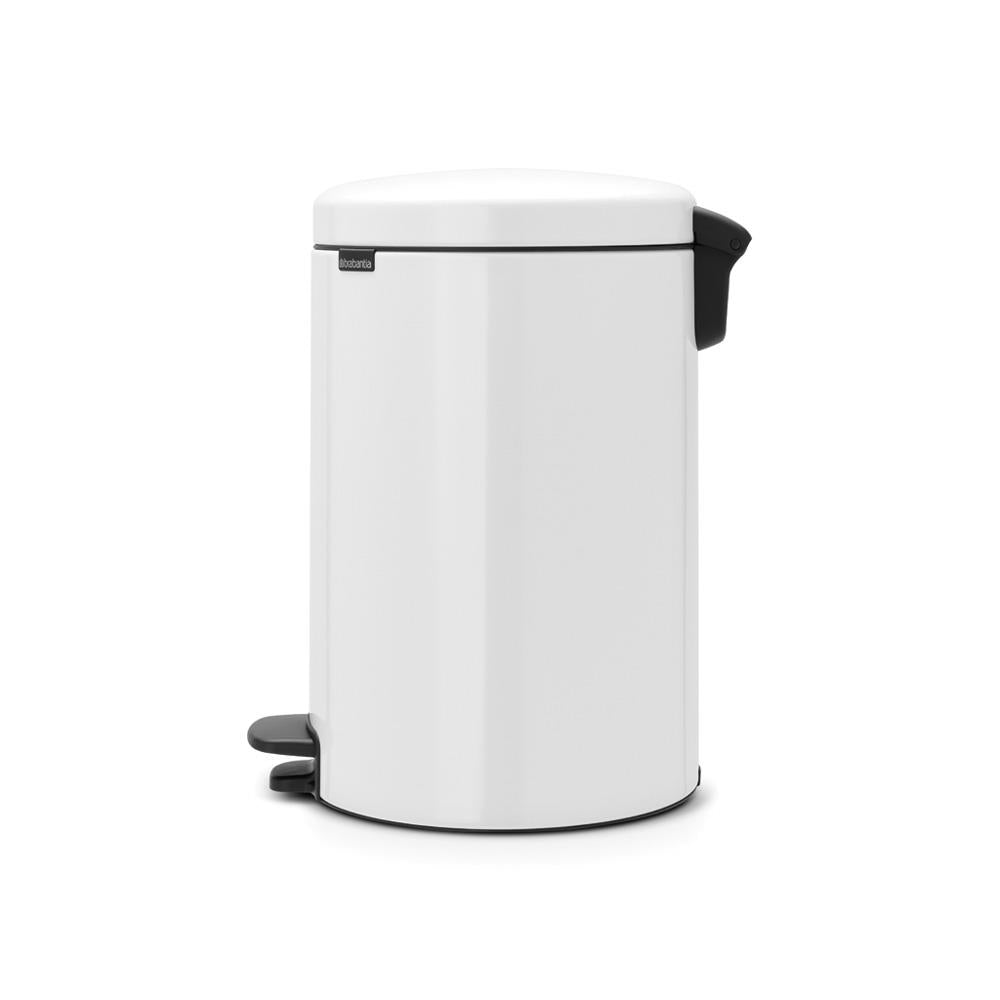 Brabantia newlcon 12L Pedal Bin, White - Smyth Patterson