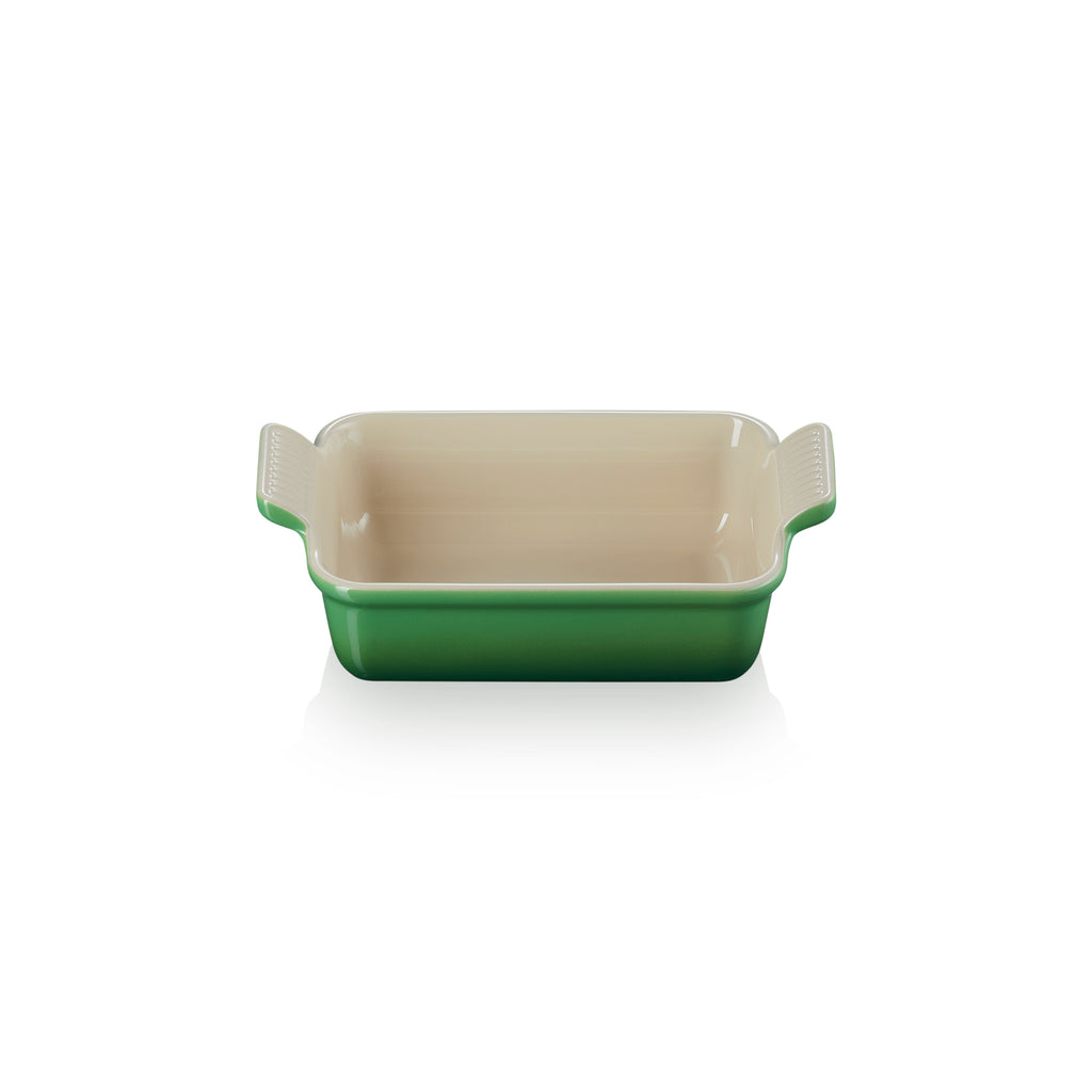 Le Creuset 19cm Bamboo Green Deep Dish Side View