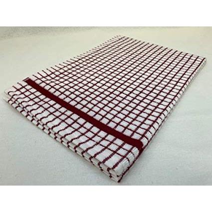 Samuel Lamont Polidri Tea Towel Burgundy