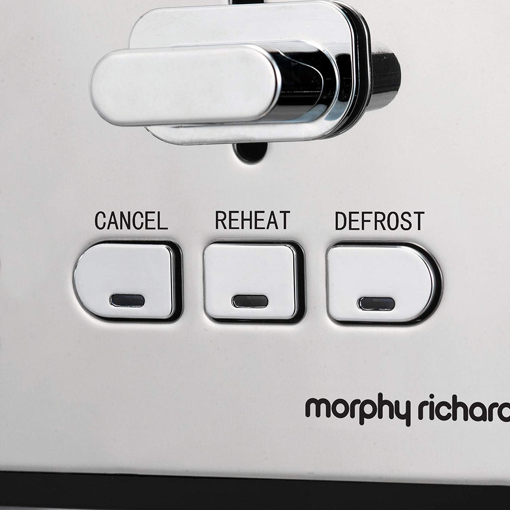 Morphy Richards Equip 2 Slice Toaster Black up close