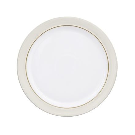 White Natural Canvas Dinner Plate 