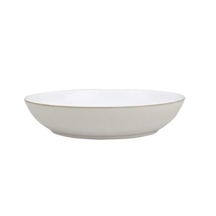 White Natural Canvas Pasta Bowl