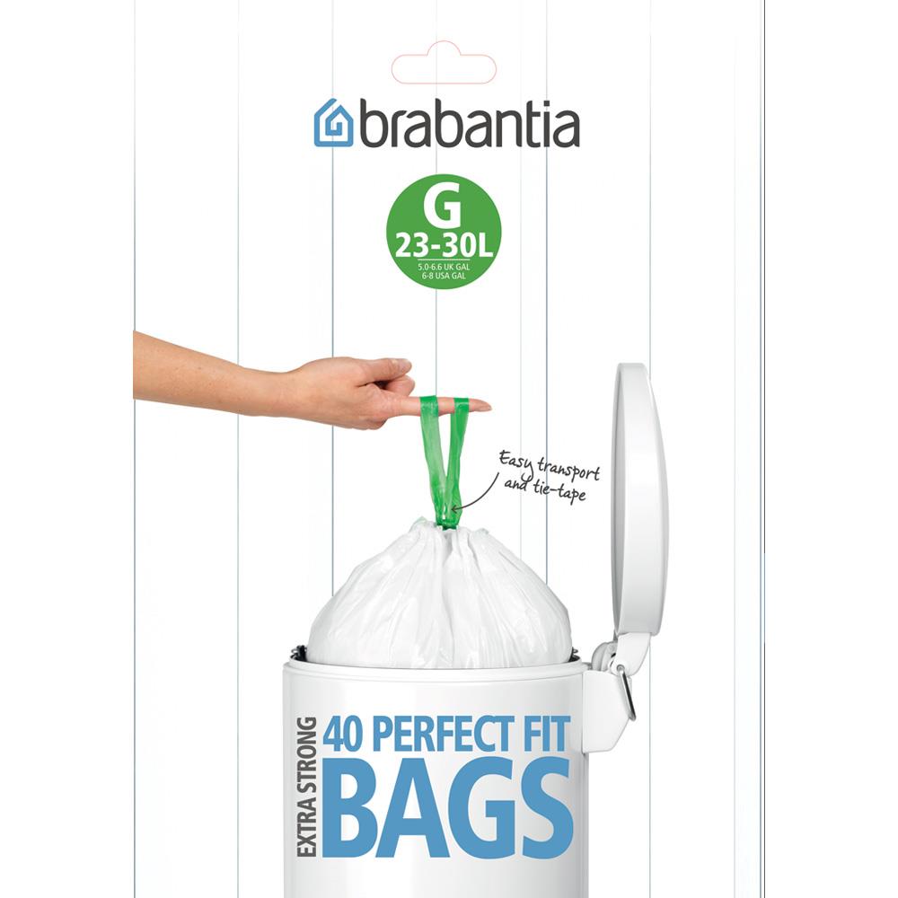Brabantia PerfectFit Bin Liners, Size G
