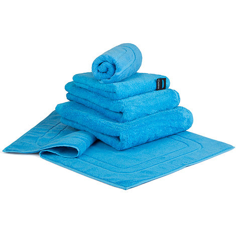 Cawo Lifestyle Malibu Blue Bath Towel DT7007/177