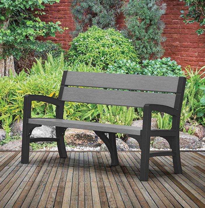  Montero 3 Seater Bench model on a garden backdrop